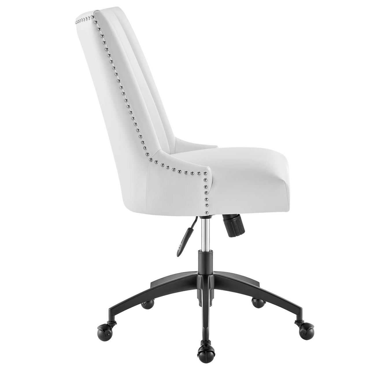 Arvene Eco-Leather Office Chair, Black & White