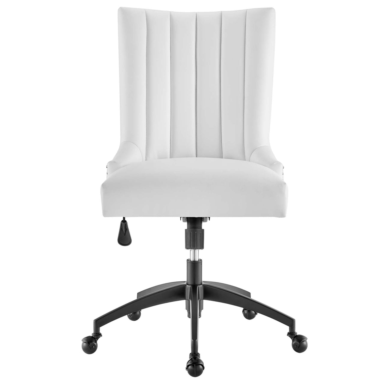 Arvene Eco-Leather Office Chair, Black & White
