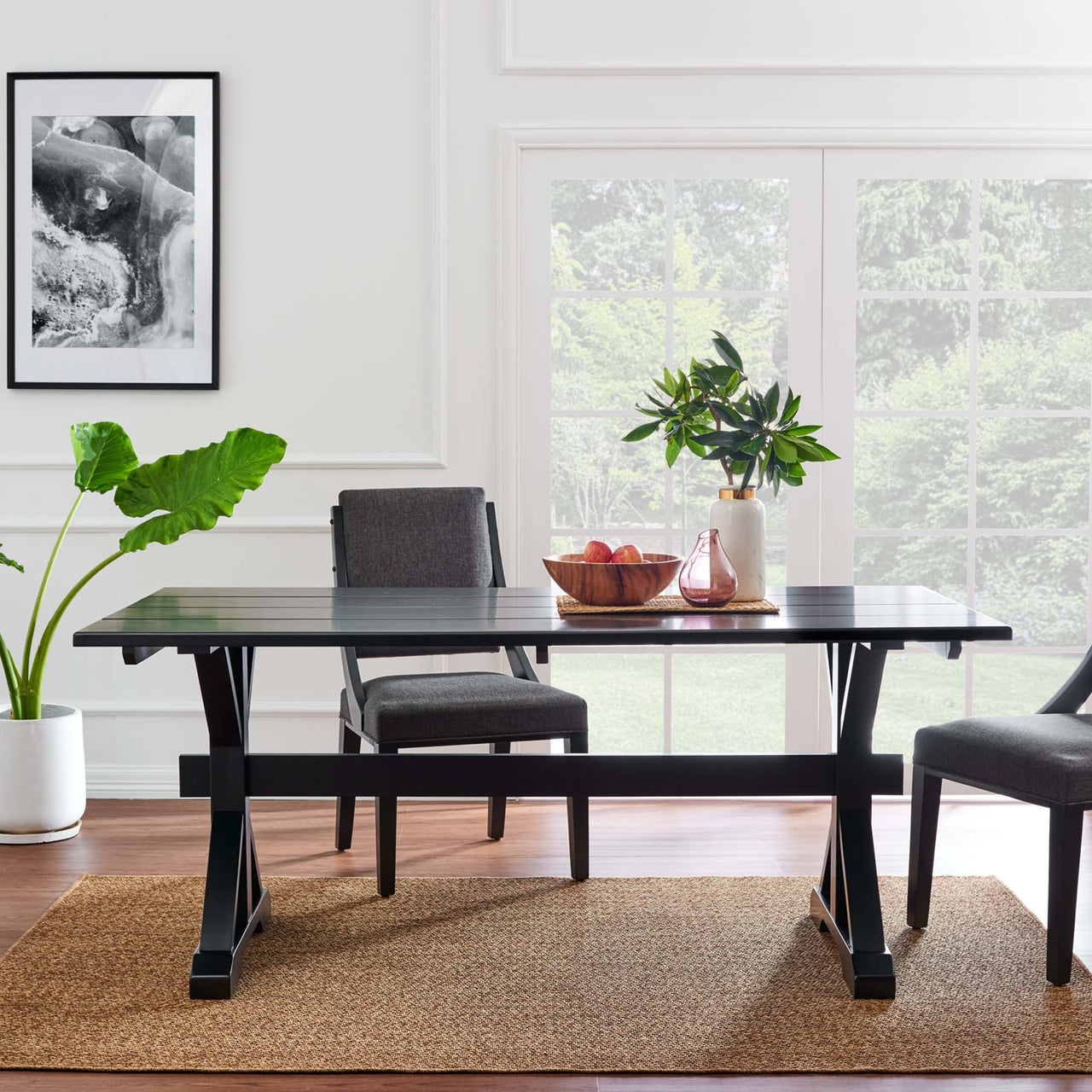 Picnic Dining Table, Black