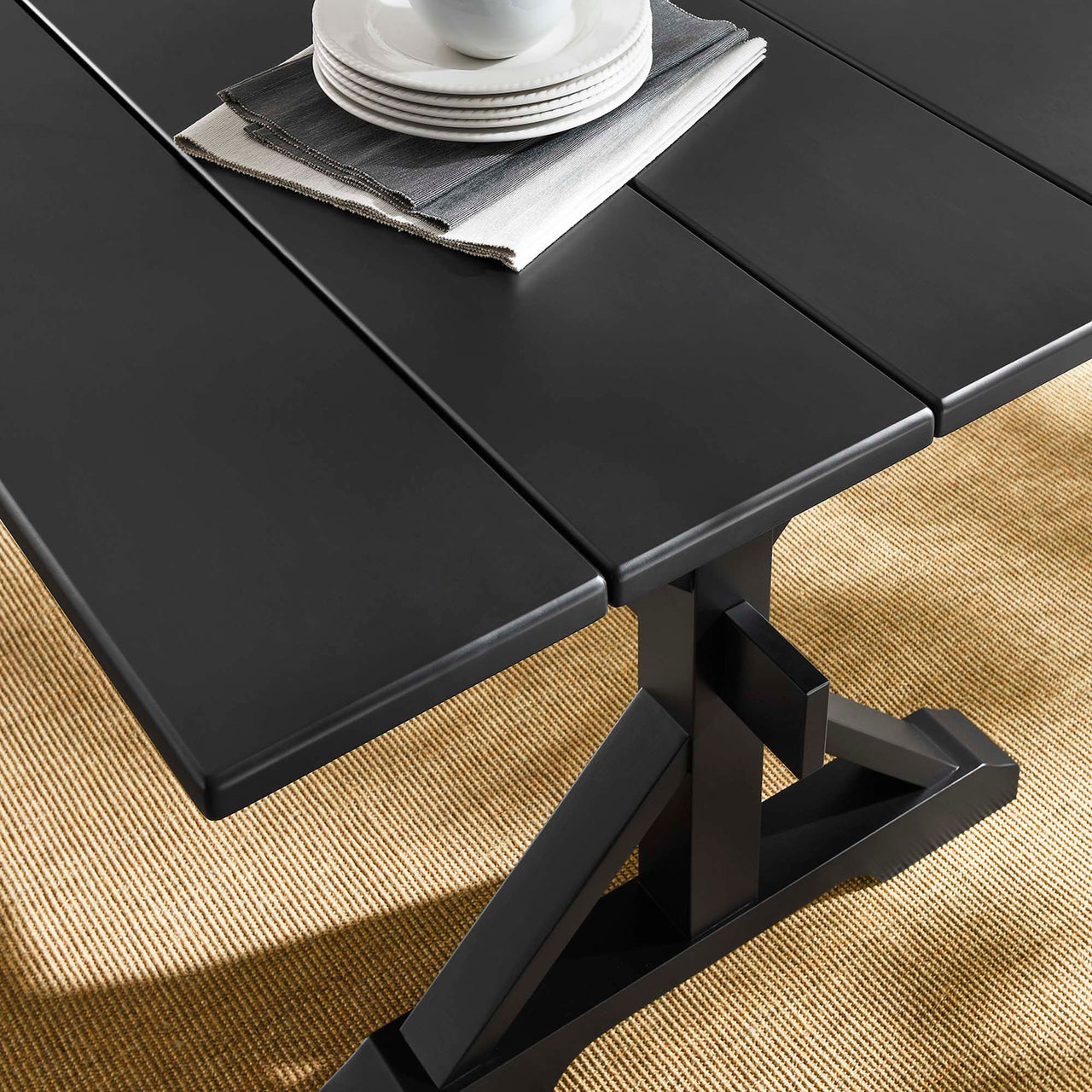 Picnic Dining Table, Black