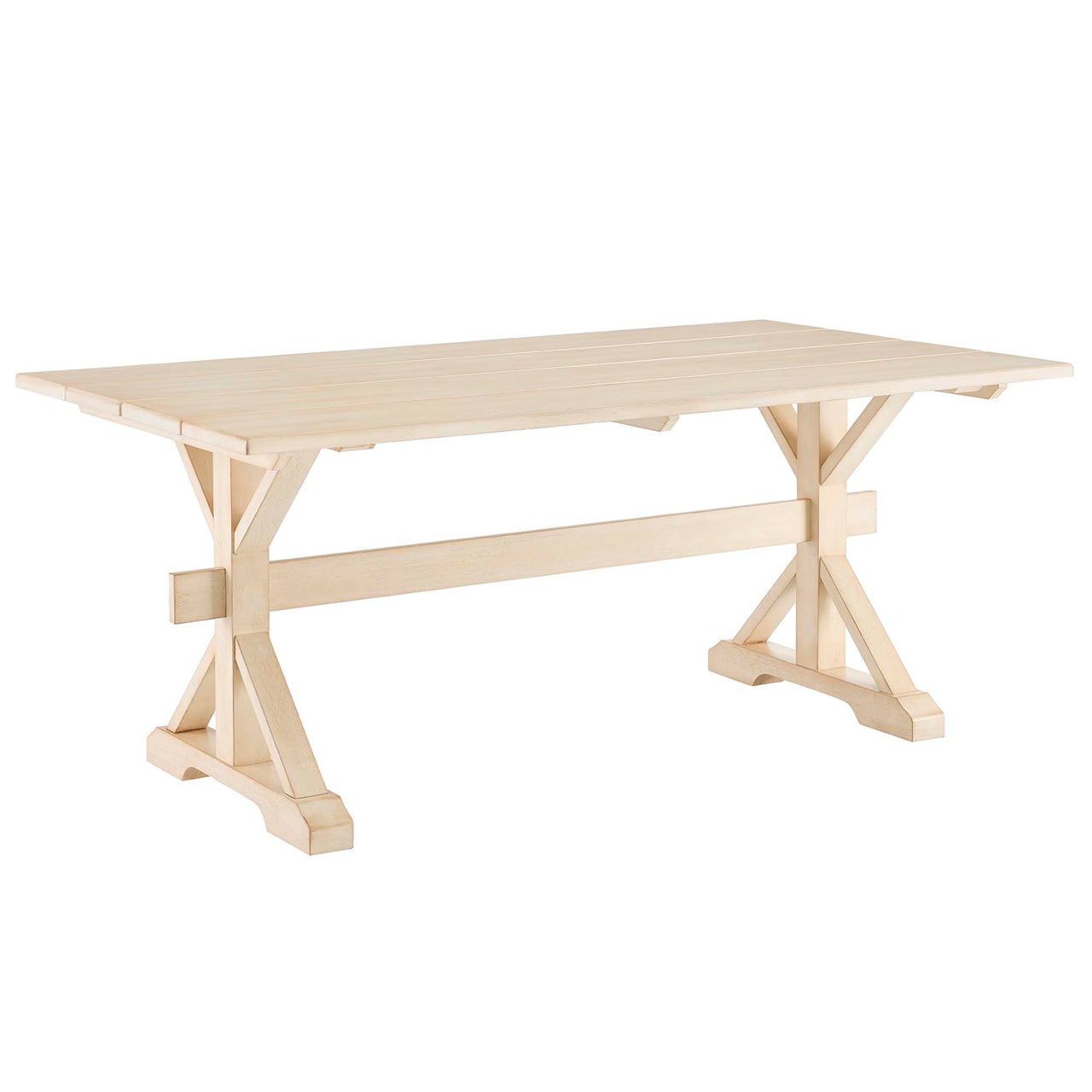 Picnic Dining Table, Natural Wood