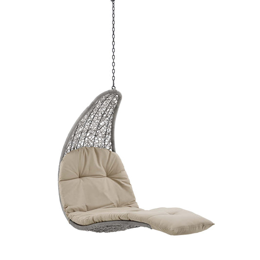 Magic Carpet Swing Chair, Light Gray & Beige