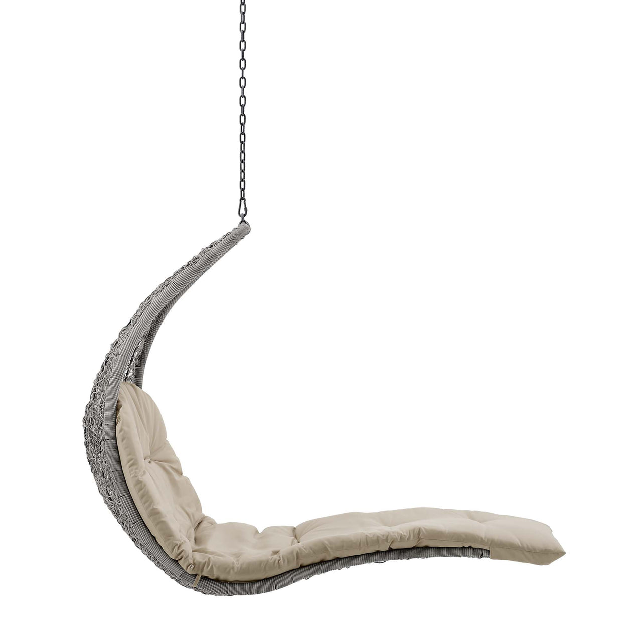 Magic Carpet Swing Chair, Light Gray & Beige