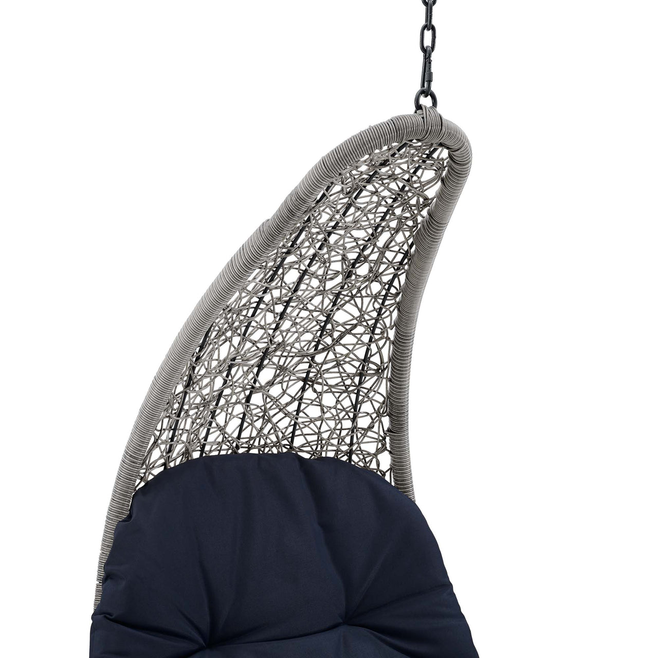 Magic Carpet Swing Chair, Light Gray & Navy