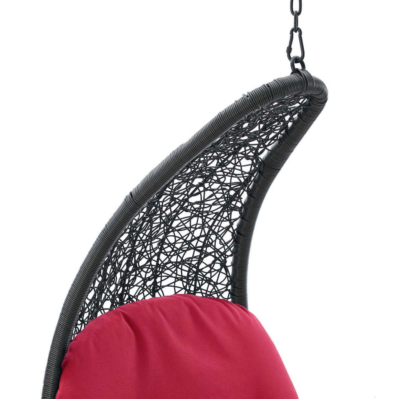 Magic Carpet Swing Chair, Light Gray & Red