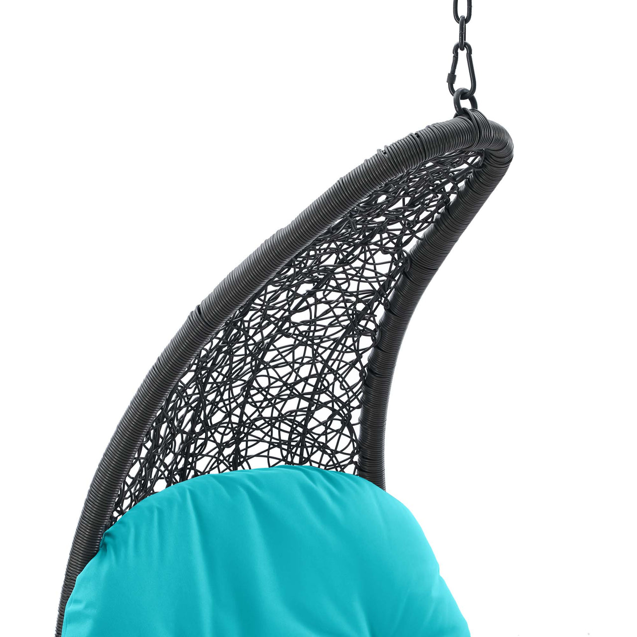 Magic Carpet Swing Chair, Light Gray & Turquoise