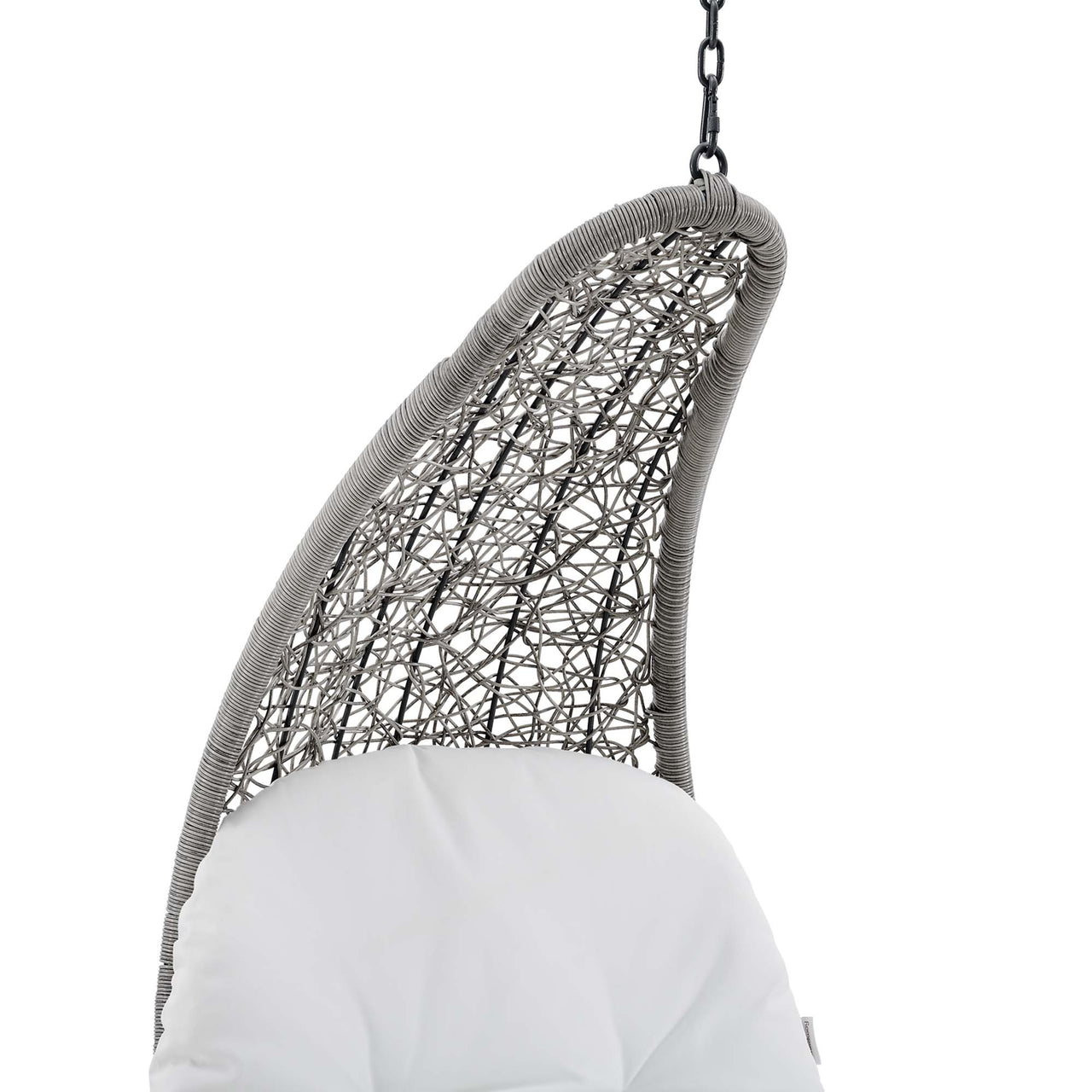 Magic Carpet Swing Chair, Light Gray & White