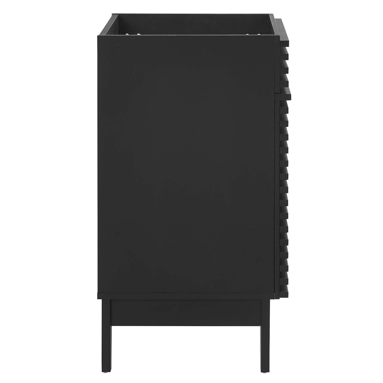 Ventra Vanity Base with Storage, Small, Black