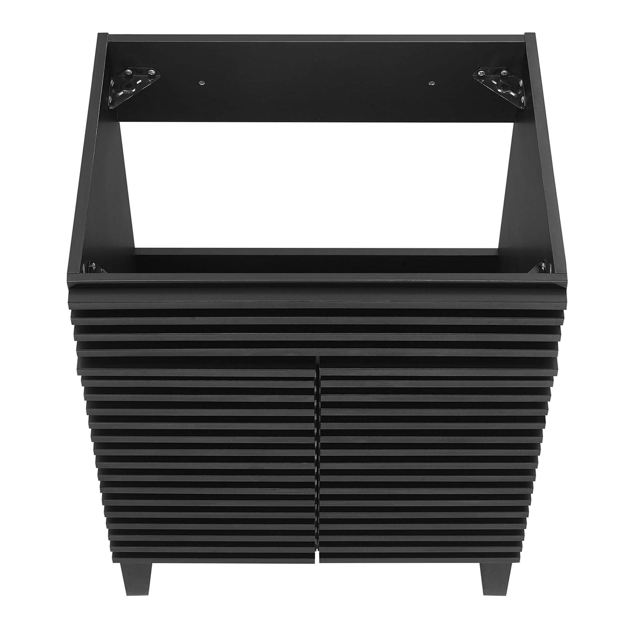 Ventra Vanity Base with Storage, Small, Black