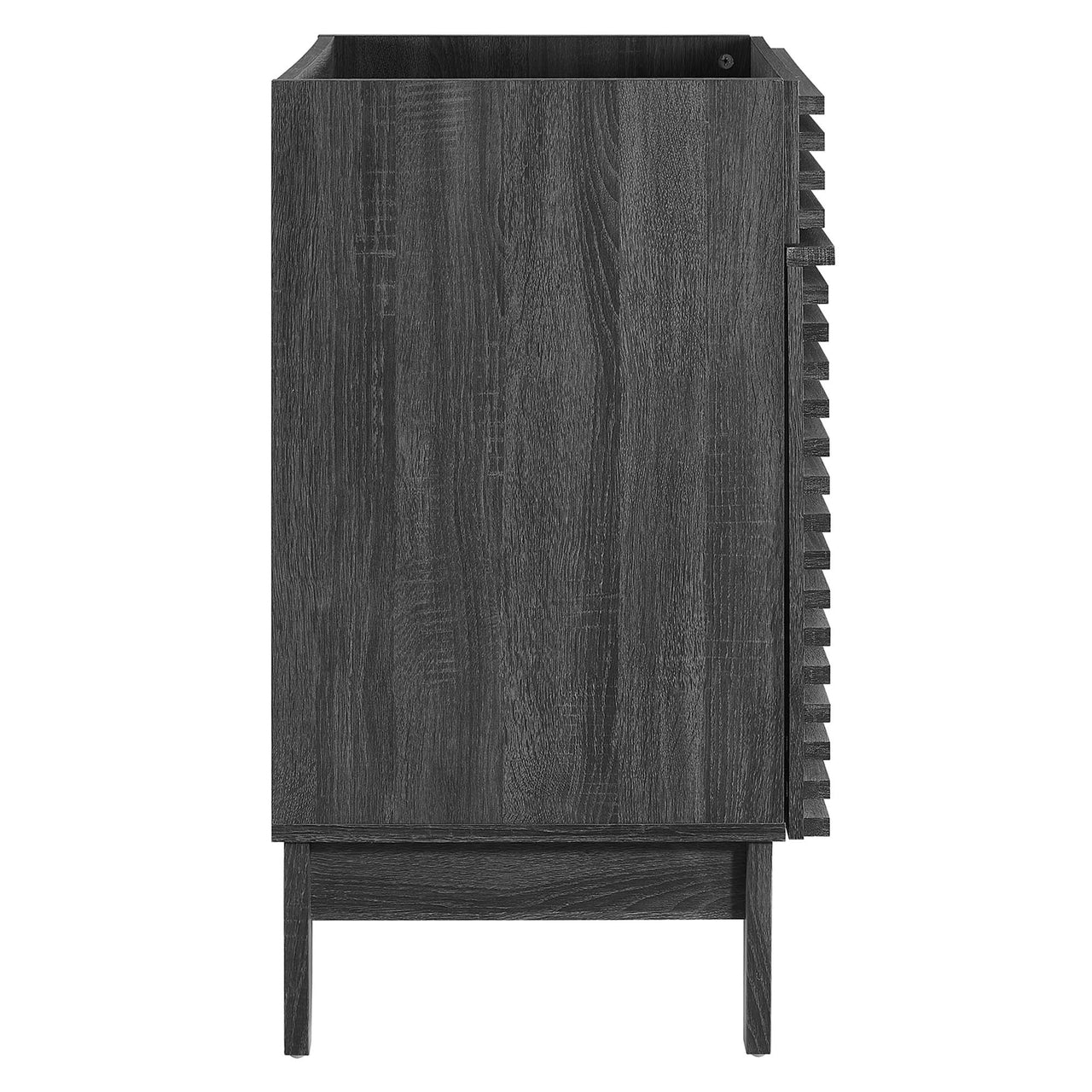 Ventra Vanity Base with Storage, Small, Charcoal