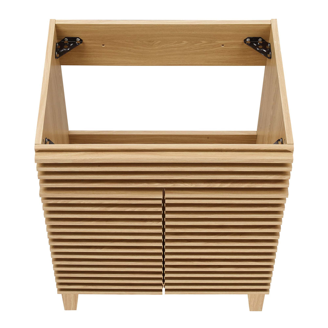 Ventra Vanity Base with Storage, Small, Oak