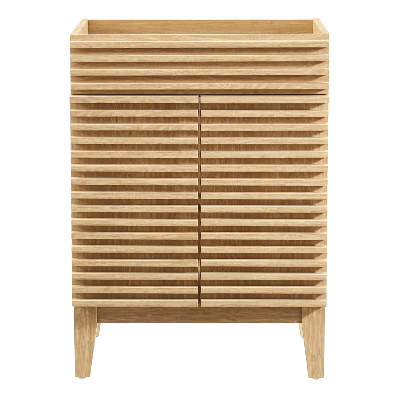 Ventra Vanity Base with Storage, Small, Oak