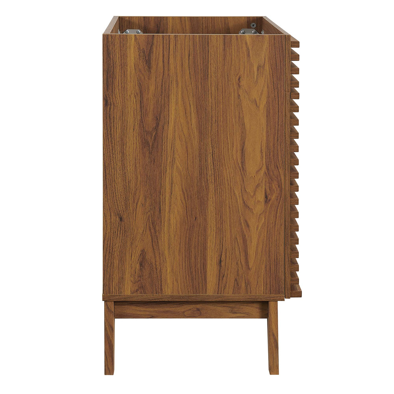 Ventra Vanity Base with Storage, Small, Walnut