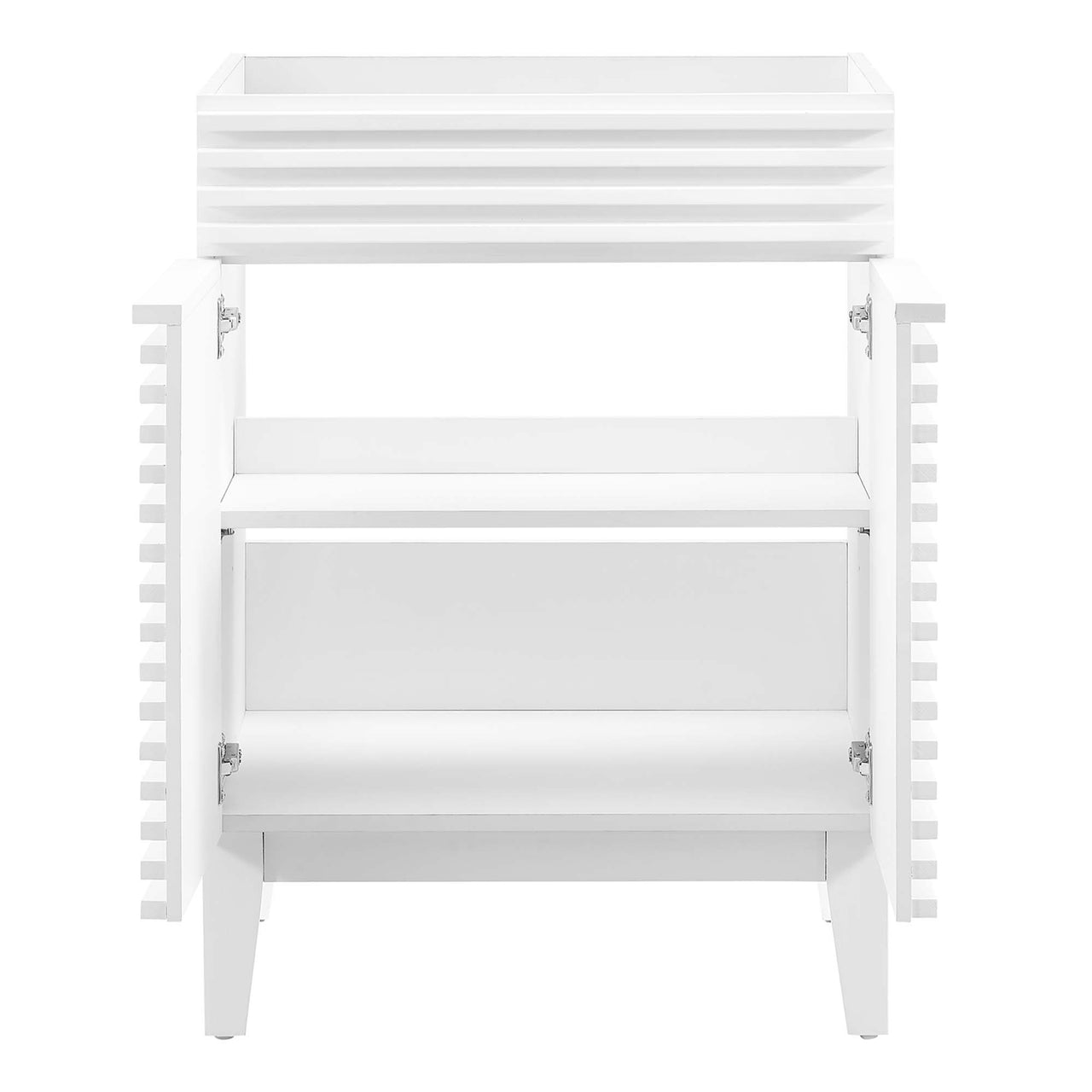 Ventra Vanity Base with Storage, Small, White