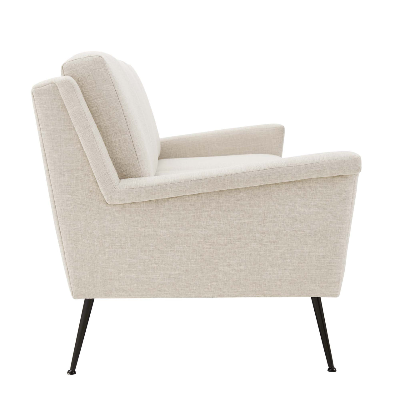 Peak Fabric Sofa, Black & Beige