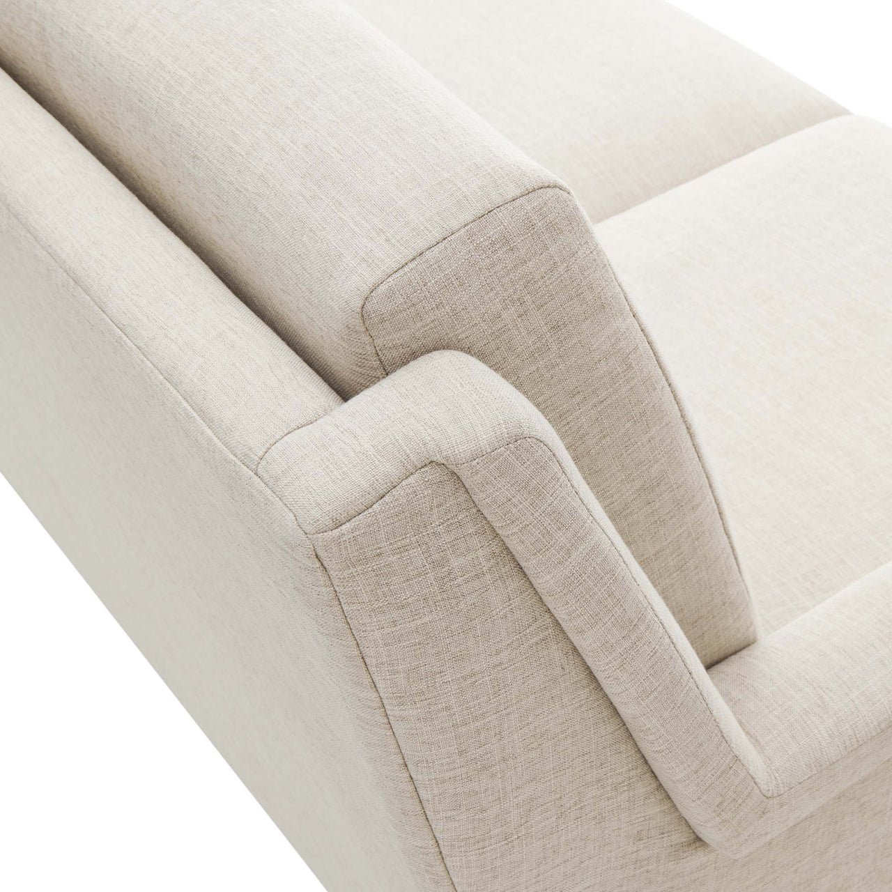 Peak Fabric Sofa, Black & Beige