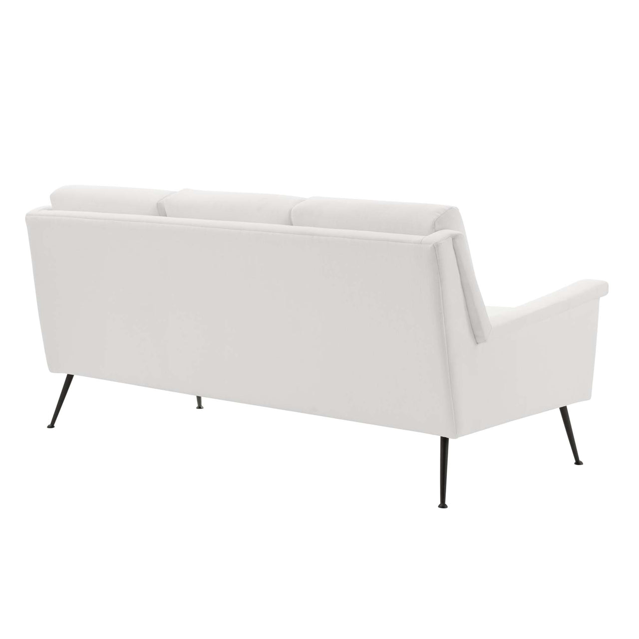 Peak Fabric Sofa, Black & White