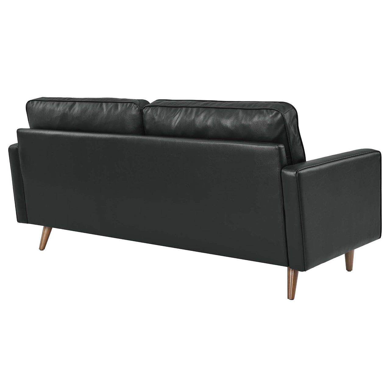Bravien Leather Sofa, Black