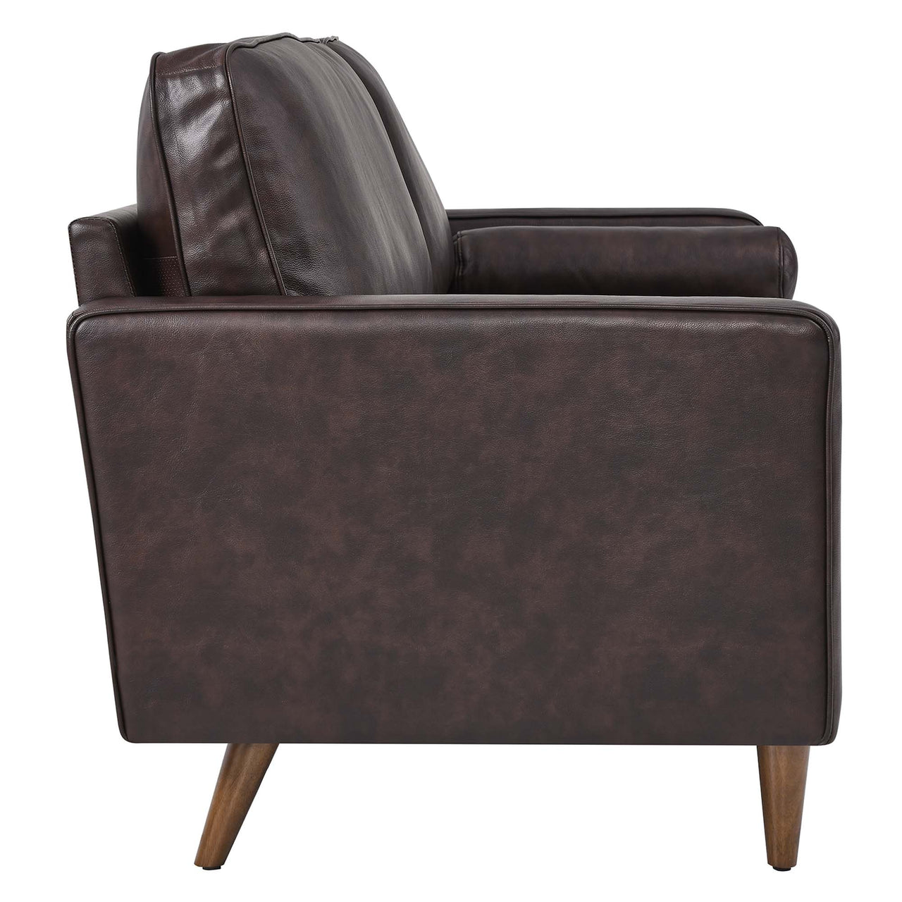 Bravien Leather Sofa, Brown