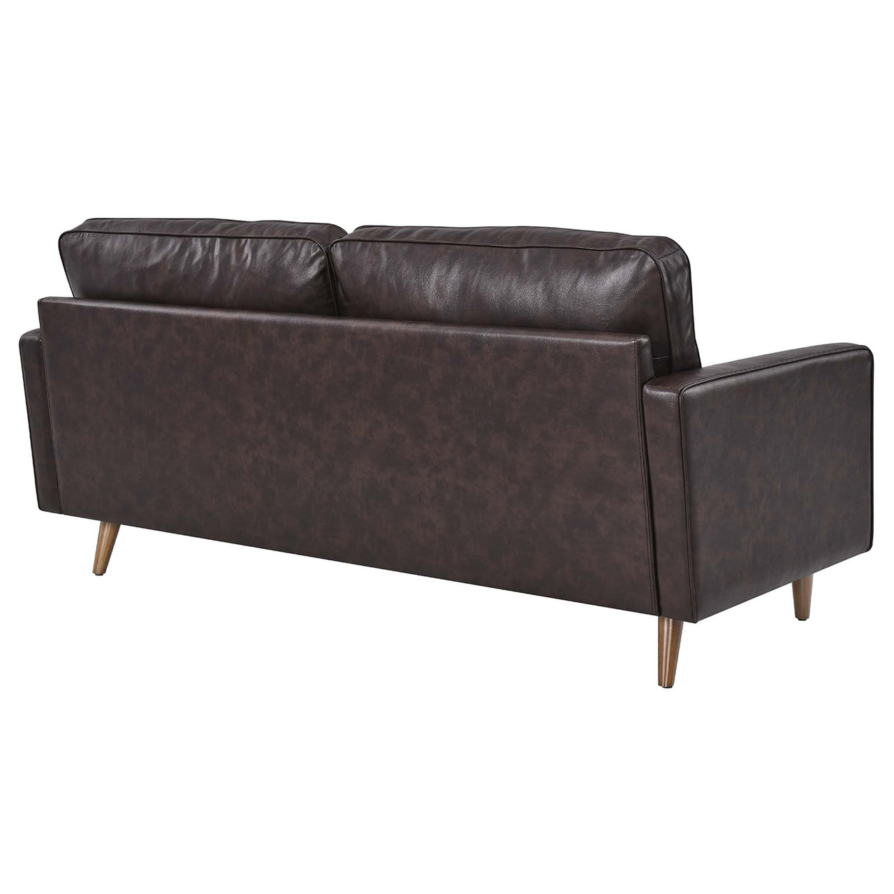 Bravien Leather Sofa, Brown
