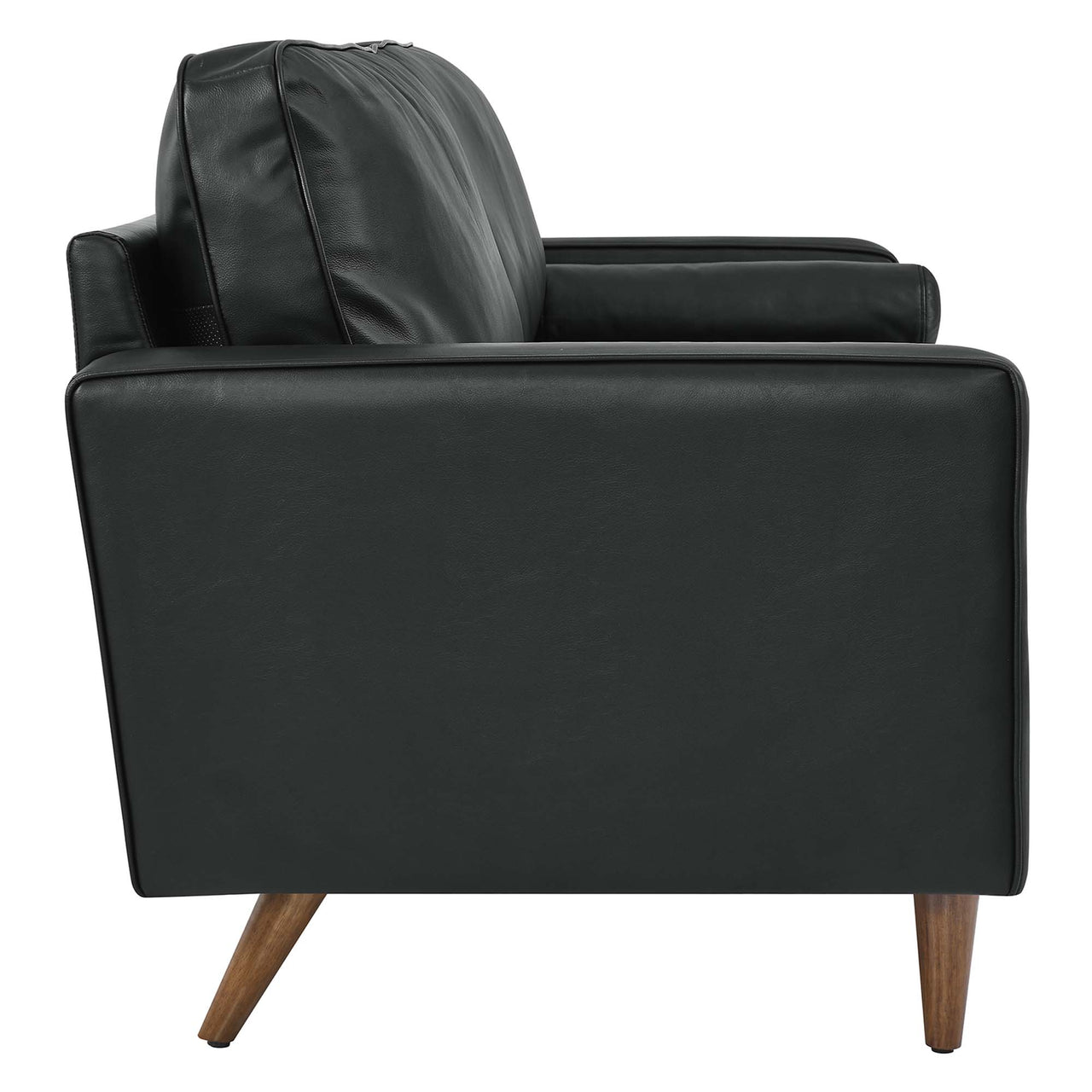 Bravien Leather Sofa, Black