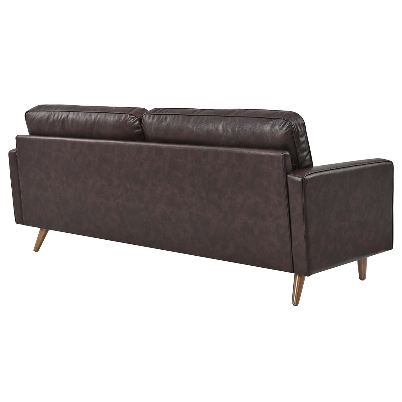 Bravien Leather Sofa, Brown