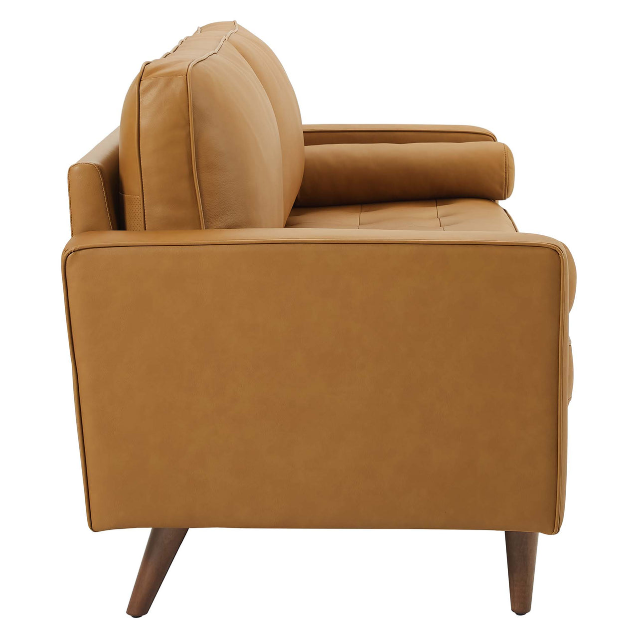 Bravien Leather Sofa, Tan