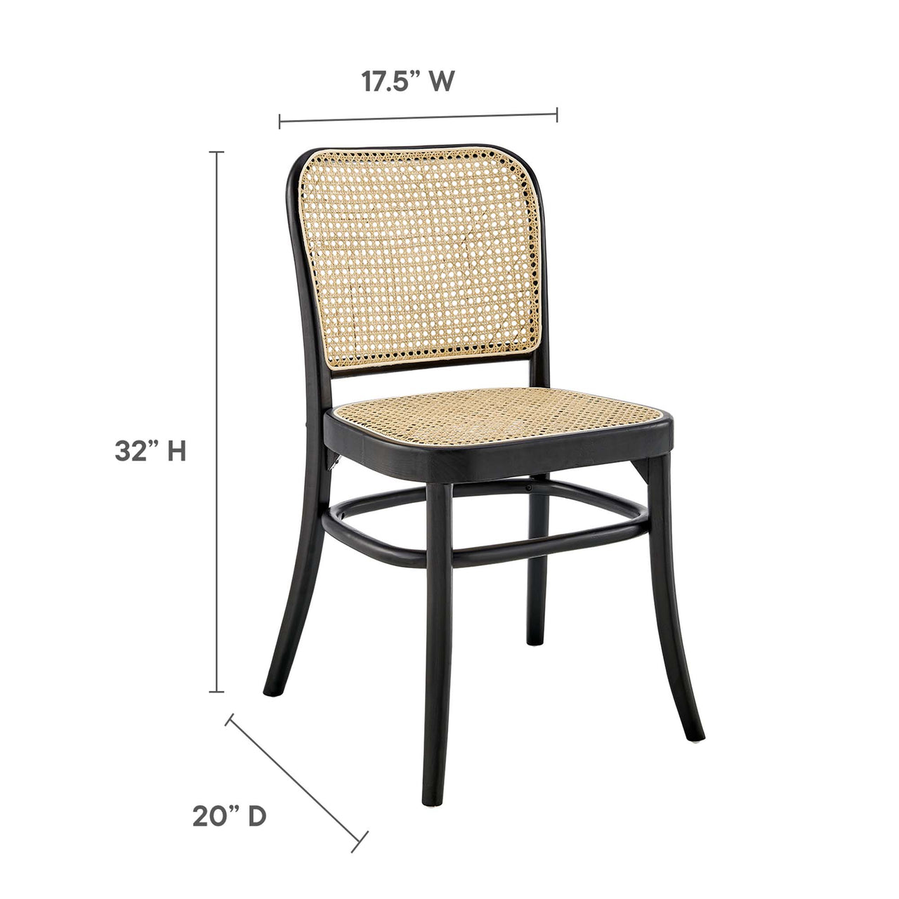 Beecatcher Dining Chair, Black