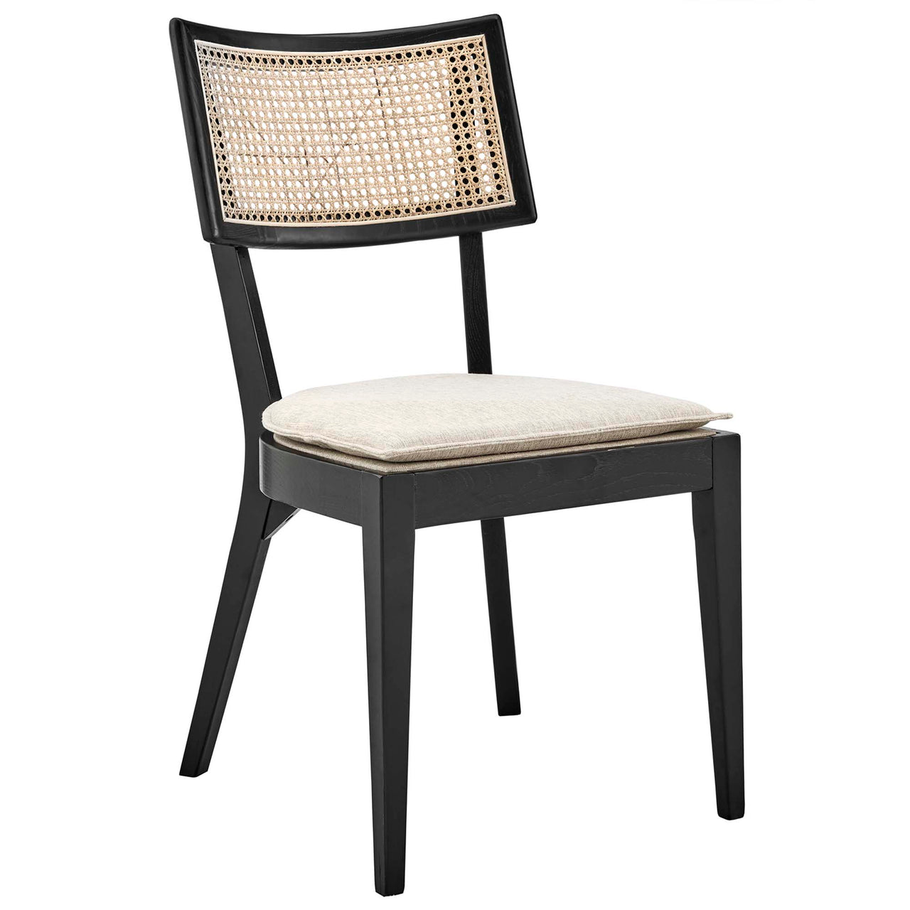 Carriselle Dining Chair, Black & Beige