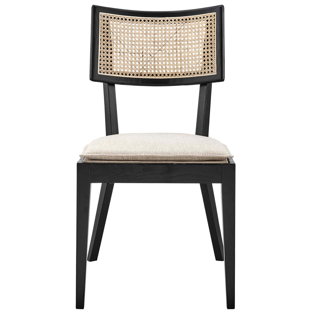 Carriselle Dining Chair, Black & Beige