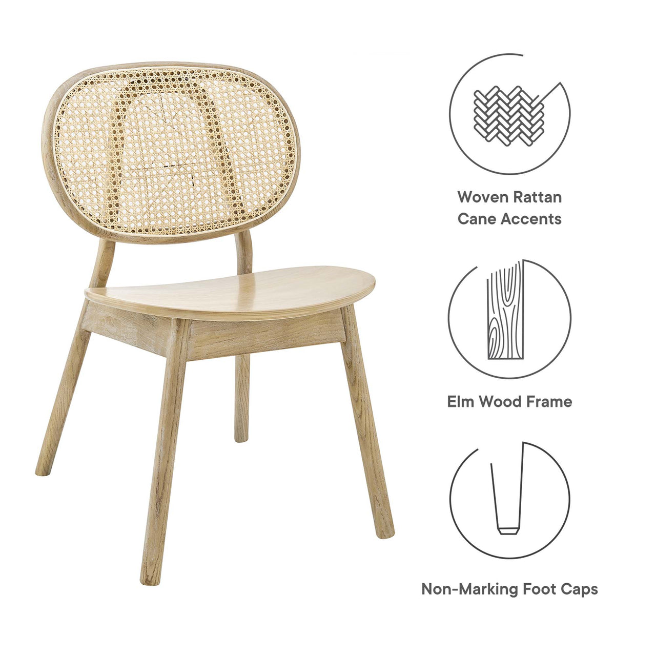 Maribelle Dining Chair, Gray