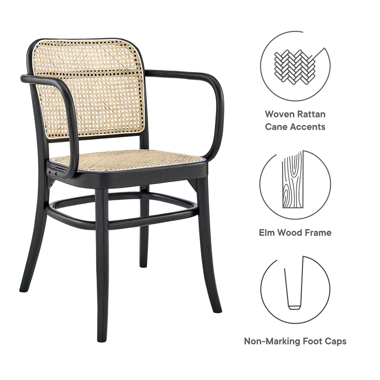 Beecatcher Dining Chair, Black