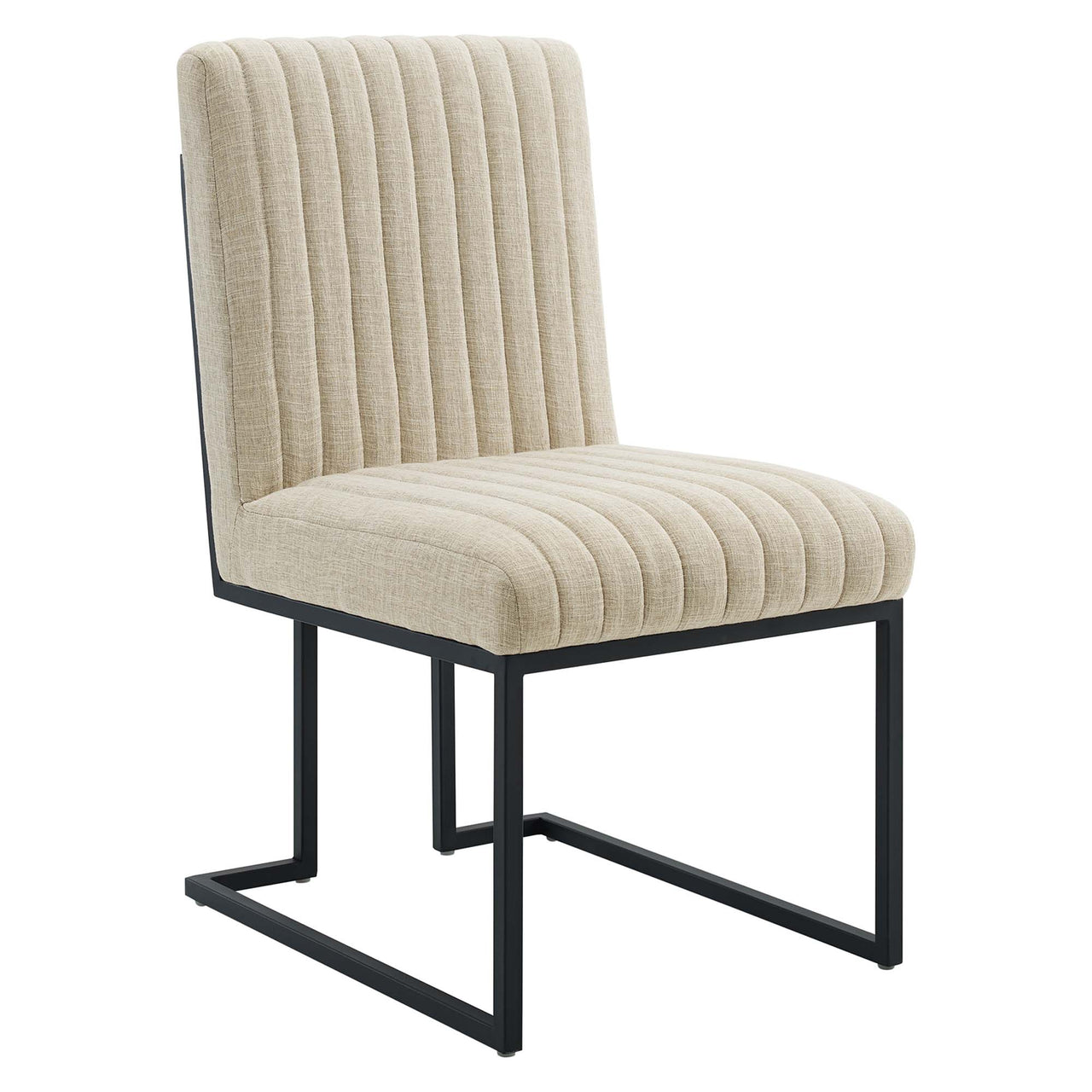 Mira Fabric Dining Chair, Beige