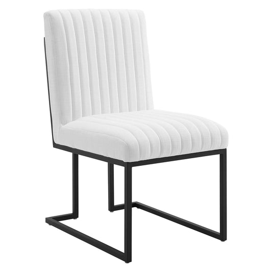 Mira Fabric Dining Chair, White