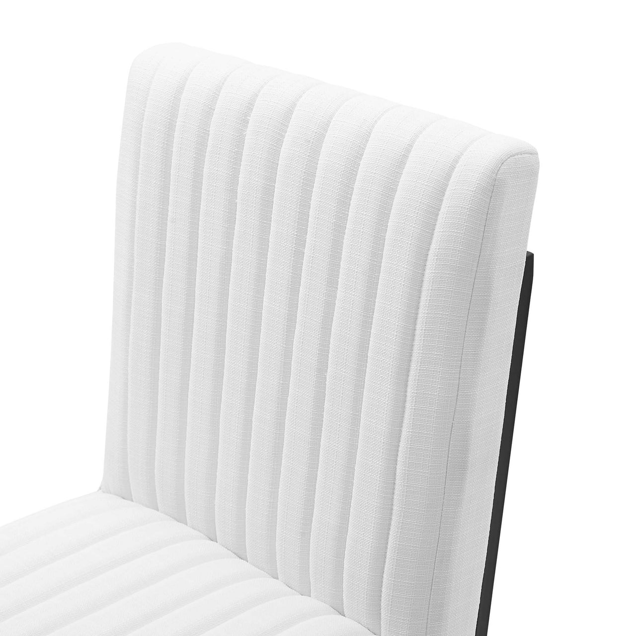 Mira Fabric Dining Chair, White