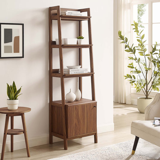 Scaffold Tiered Shelf, Small, Walnut