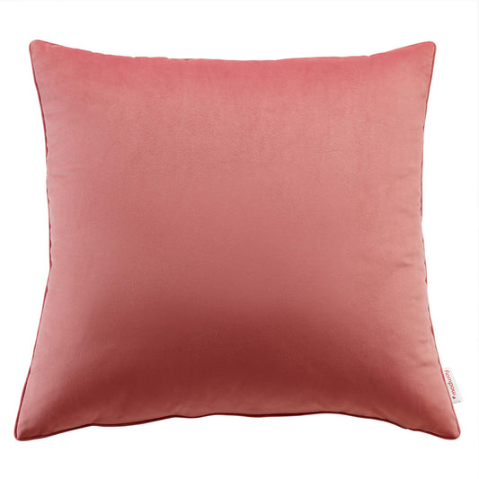 Enhance 24" Performance Velvet Throw Pillow, Blossom