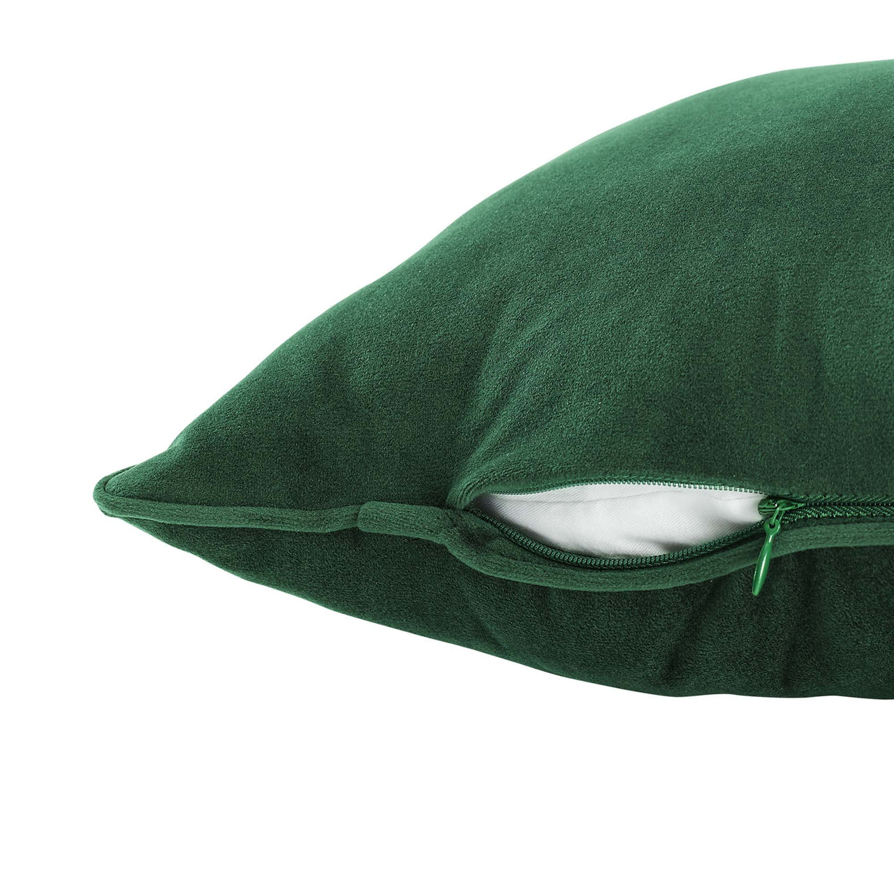 Velisse Luxe Velvet Throw Pillow, Large, Green