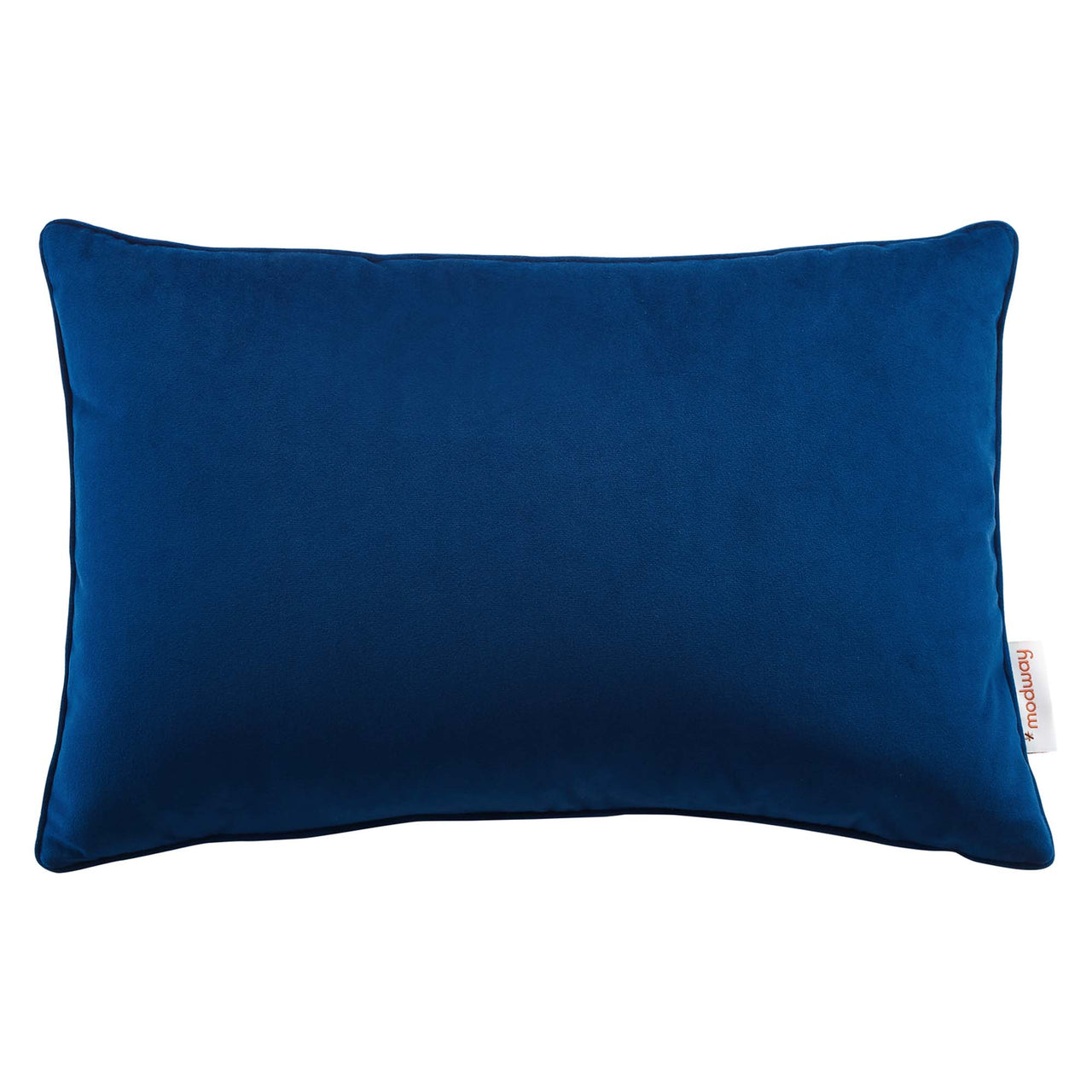 Velisse Luxe Velvet Contour Throw Pillow, Small, Navy