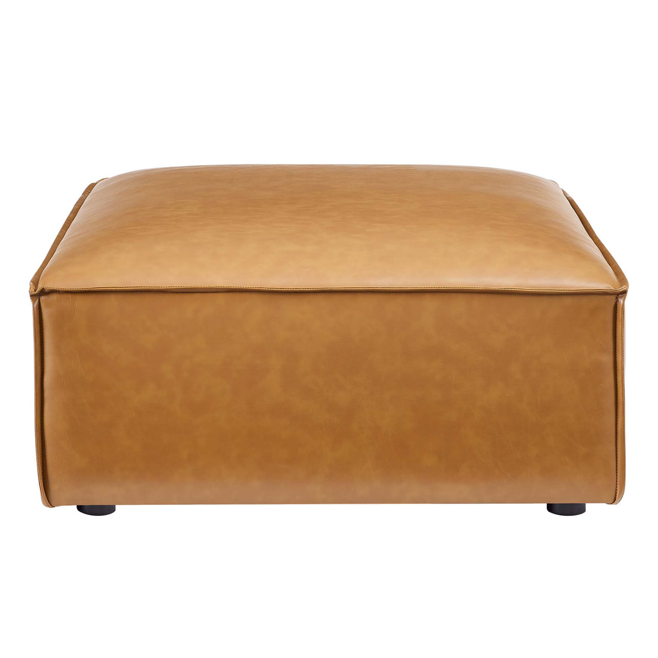 Phoenix 6-Piece Modular Eco-Leather U-Shaped Sectional, Tan