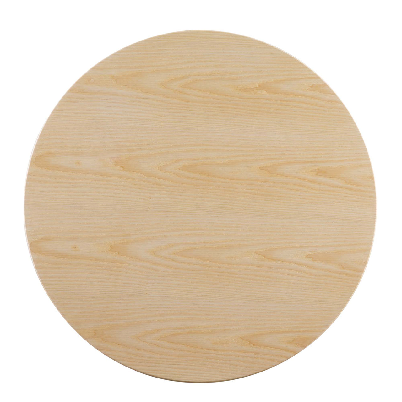 Kavrin Round Dining Table, Small, Gold & Natural Wood
