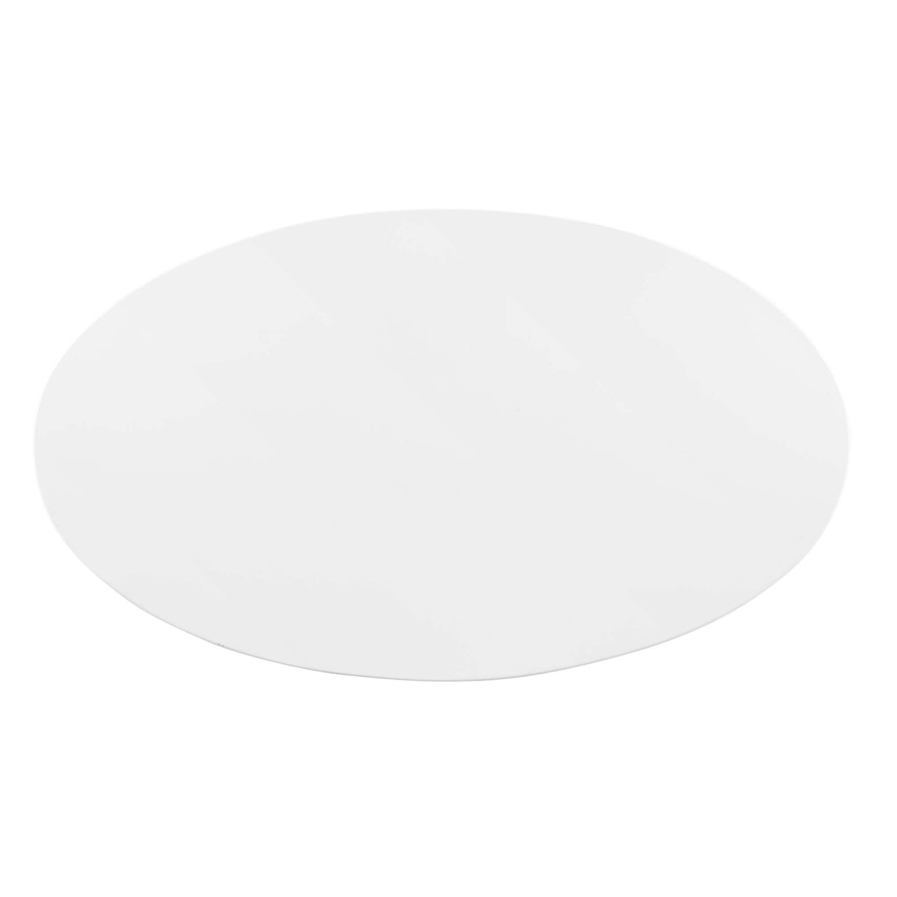 Kavrin Oval Dining Table, Medium, Gold & White