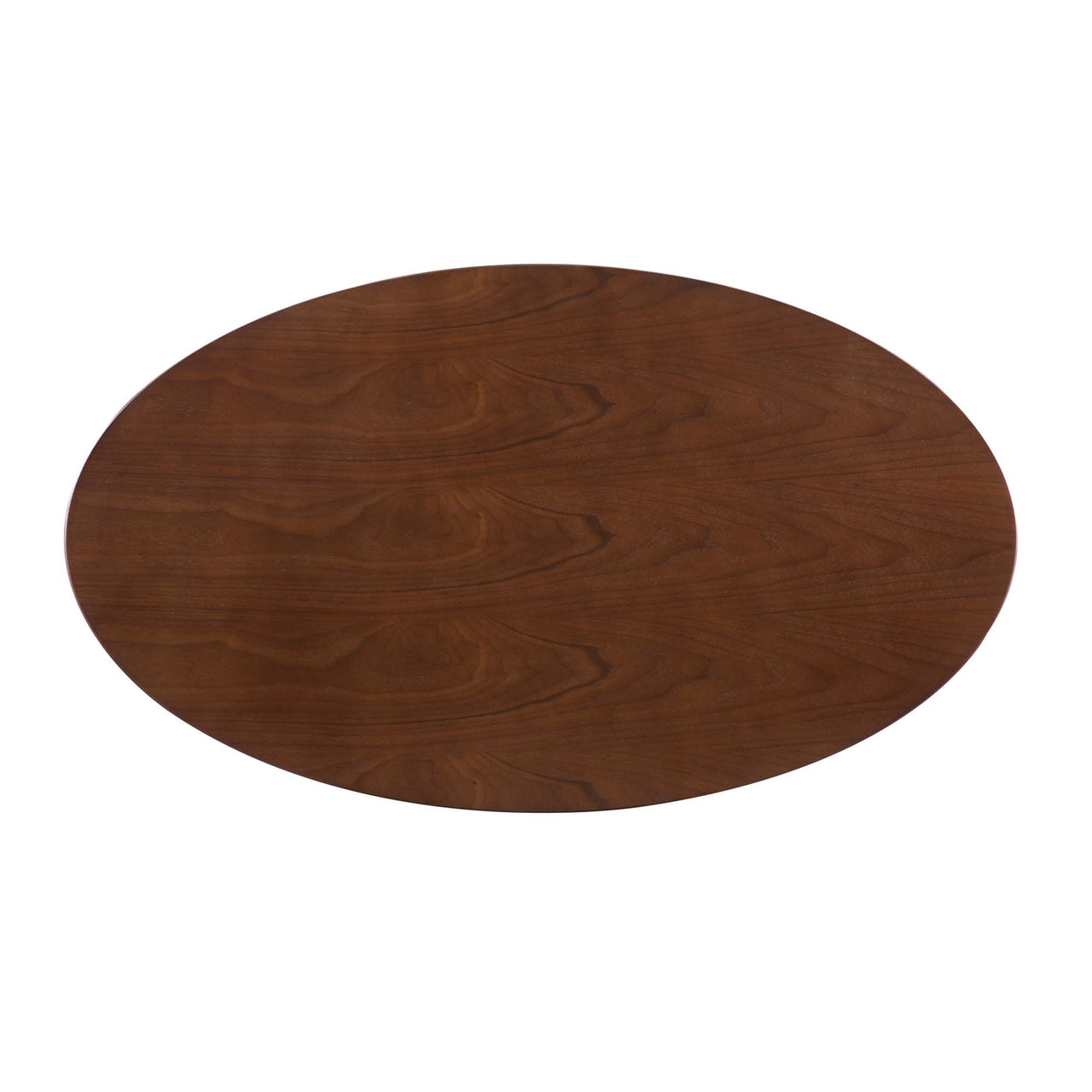 Kavrin Oval Dining Table, Medium, Gold & Walnut