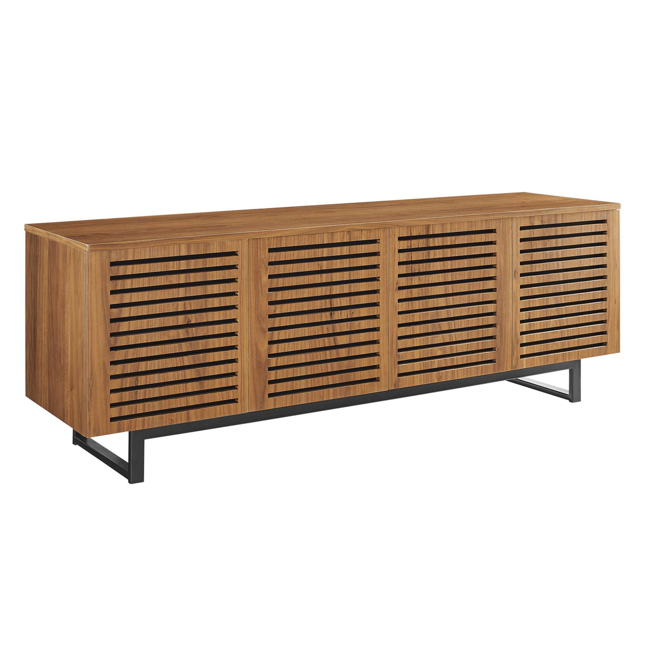 Keeper TV Stand, Large, Walnut