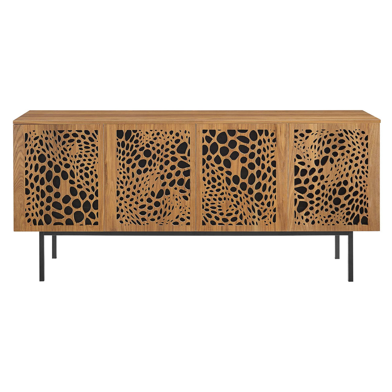 Olythea TV Stand, Walnut