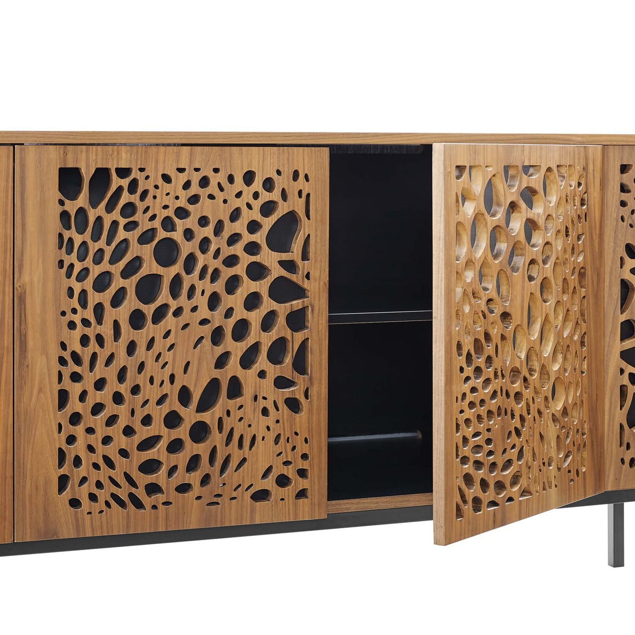 Olythea TV Stand, Walnut