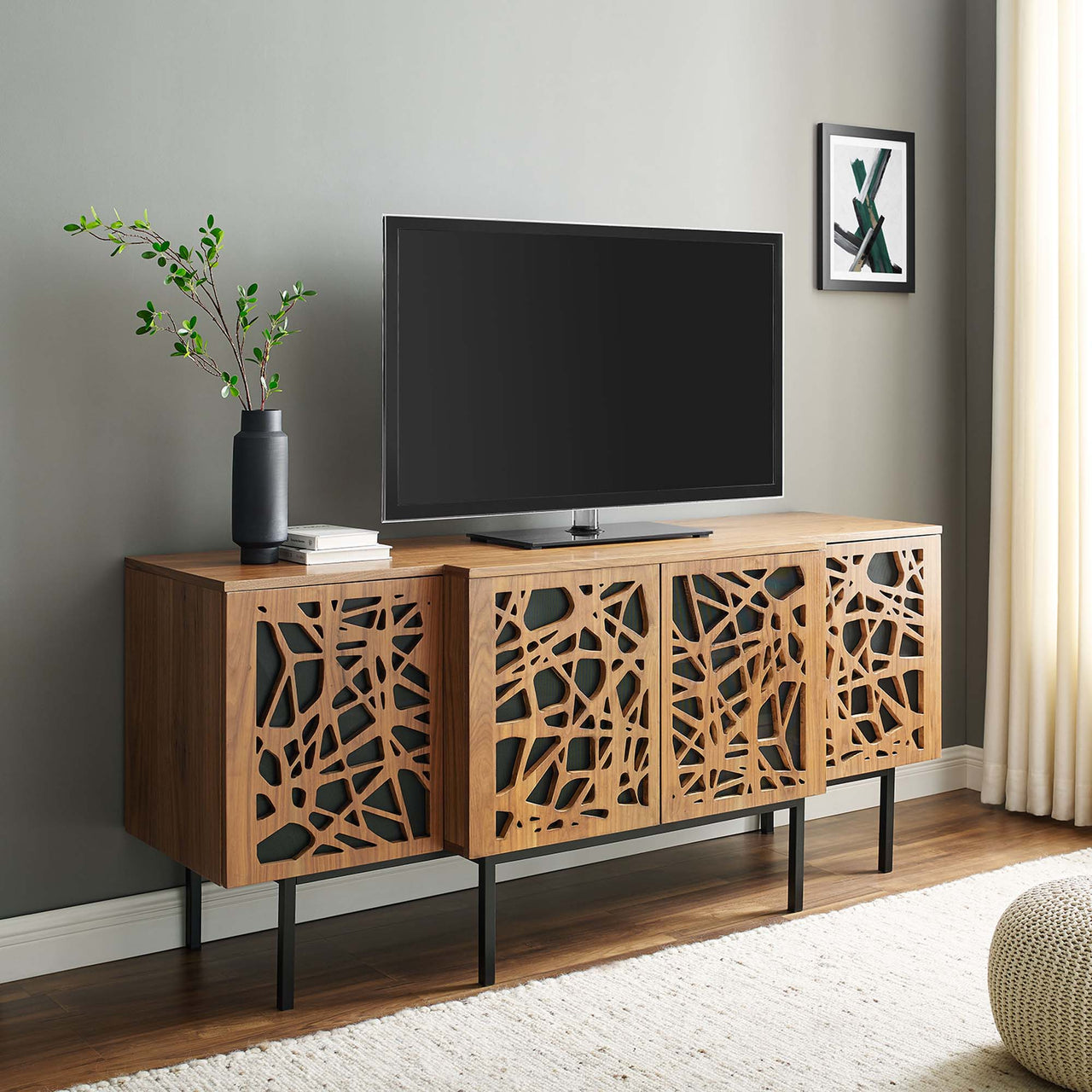 Avyrelle Sideboard | TV Stand, Walnut
