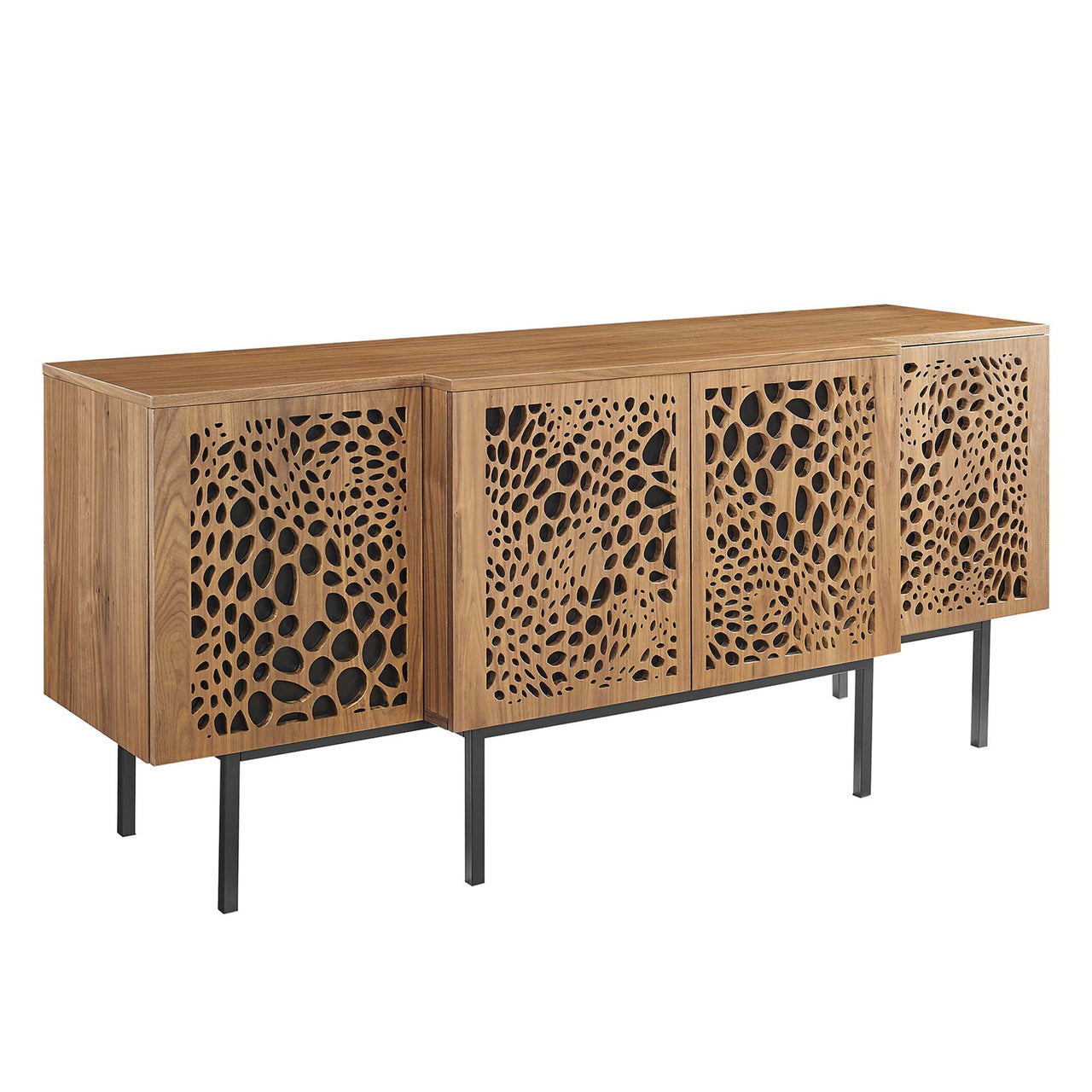 Olythea Sideboard | TV Stand, Walnut