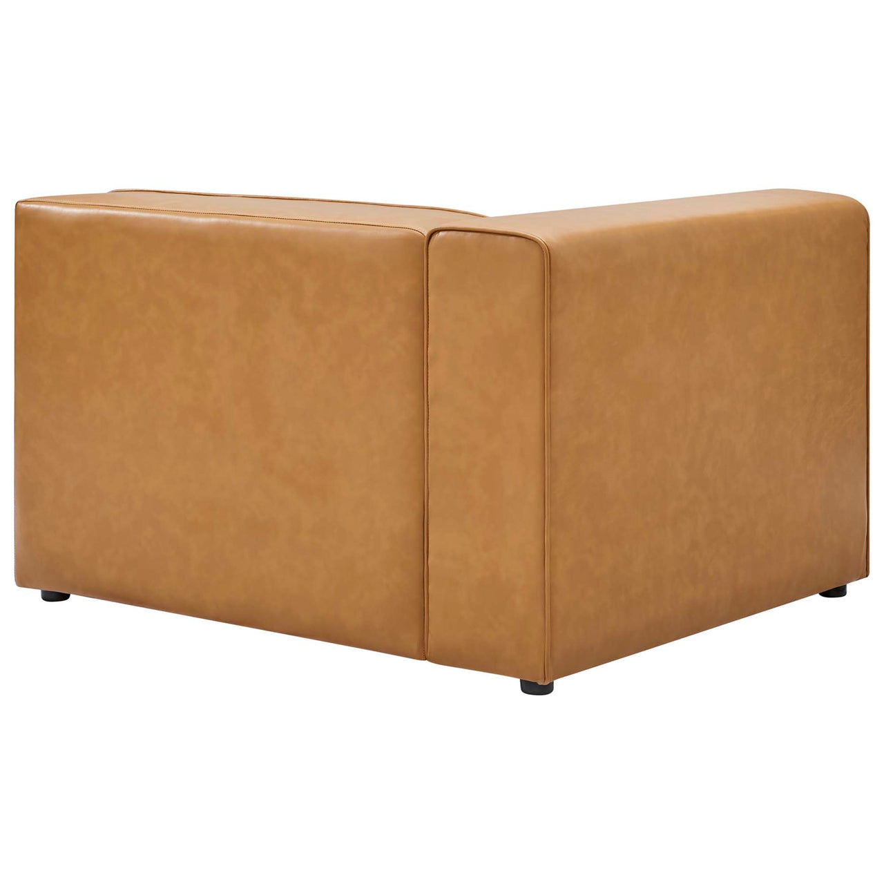 Coalesse 4-Piece Eco-Leather Sofa Sectional, Tan