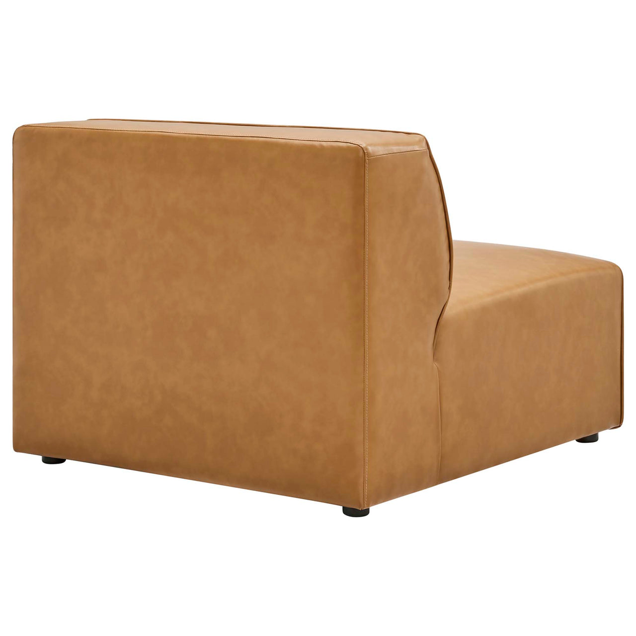 Coalesse 4-Piece Eco-Leather Sofa Sectional, Tan